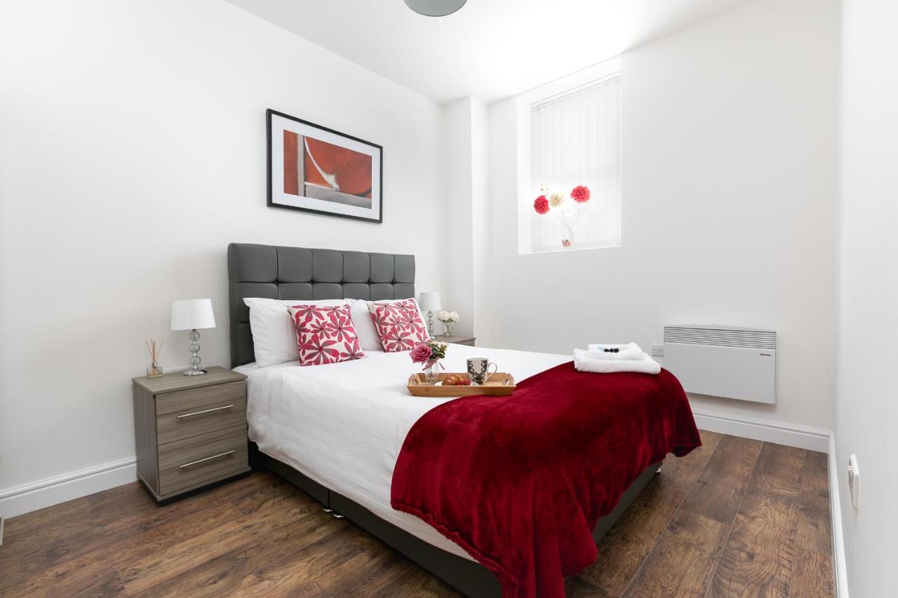 Kvm - City Apartment 9 - Contractors - Town Centre By Kvm Stays Peterborough Ngoại thất bức ảnh