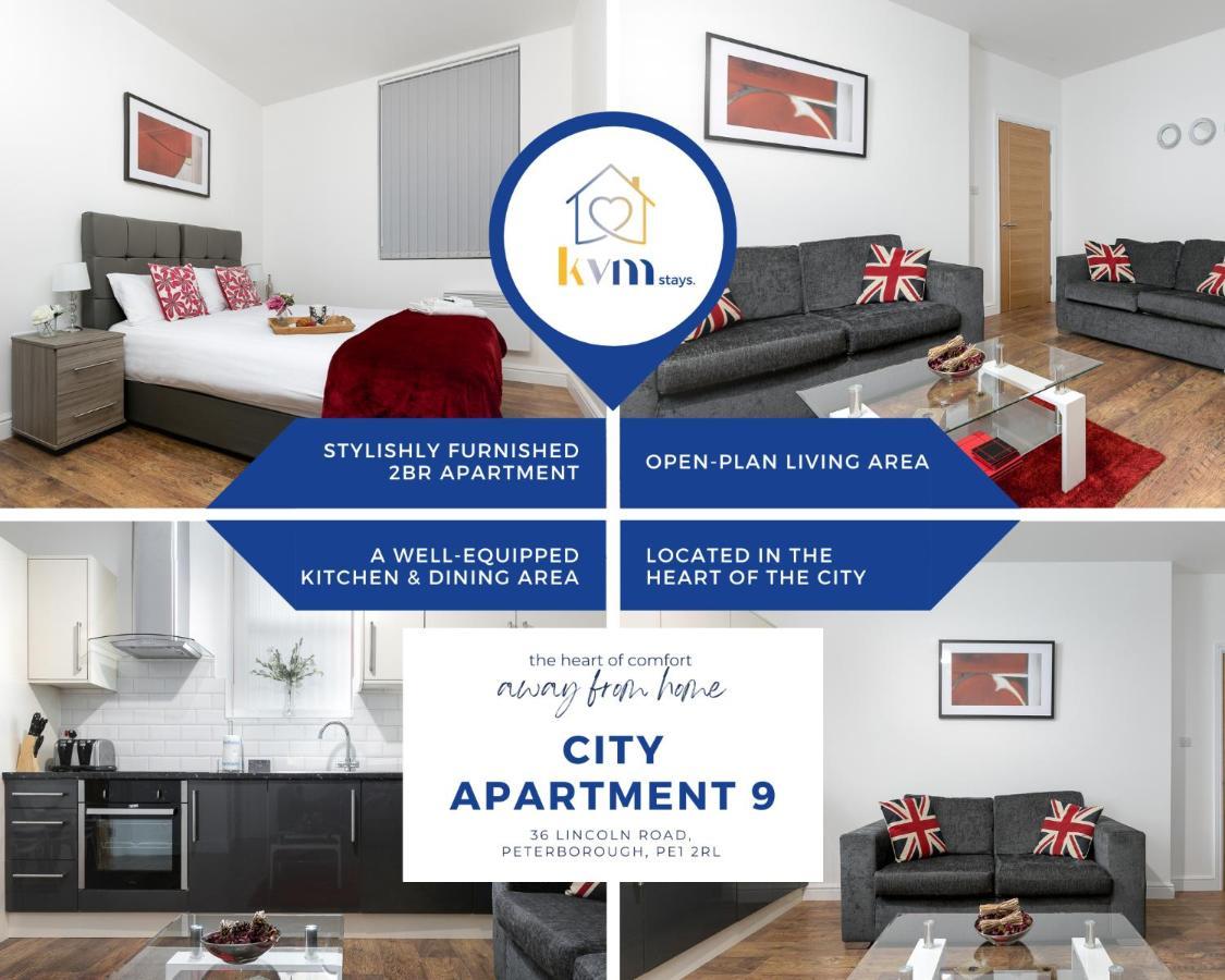 Kvm - City Apartment 9 - Contractors - Town Centre By Kvm Stays Peterborough Ngoại thất bức ảnh
